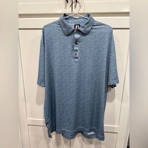 FootJoy Blue Microdot Golf Polo
